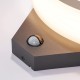 Moderne LED Sensor Außenwandleuchte Lichtfarbe warmweiß 2800K Leistung 9 Watt 550 lm Einstellbarer Bewegungsmelder max. 9m Reichweite B x H x T: 29,5 x 14,5 x 9 cm Außen Wandlampe 201505 - BXAKR8KB