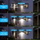 Winzwon Solarlampen für Außen Notlicht 180°-Bewegungsmelder Fluter 35W LED-Strahler Außenwandleuchten für Hinterhof Zufahrt Hof Garage Garten Stromausfall Notfall Ausrüstung Hurricane - BKUMDNKW