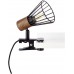 BRILLIANT Lampe Manama Klemmleuchte holz dunkel schwarz matt | 1x D45 E14 28W geeignet für Tropfenlampen nicht enthalten | Skala A++ bis E | Mit Schnurzwischenschalter - BEGIBQBW
