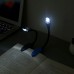 Lsgepavilion LED-Lampe Leselampe Mini-Clip biegbar für Schlafzimmer Schlafsaal Geschenk Blau - BJEMB892