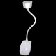 nean Mobile COB LED Leselampe Tischlampe mit Clip Touch und Akku rund Weiß - BYOJBK88