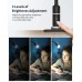 OYU Schreibtischlampe Anstecklampe 650 lm und 3 Helligkeitsstufen augenschonendes Leselicht für Bettkopf Schreibtisch Malerei Handarbeit Drehmaschinen Touch-Control-Licht mit flexiblem 360°-Hals - BWPXR771