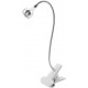 Qcwwy Clip-On-Leseleuchten LED-USB-Schreibtischlampe Aluminiummaterial Augenschutz Buchklemme 360 ° Flexible Schwanenhals-Klemmlampe für den Schreibtisch Warmes Licht - BBYMB681