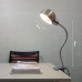 QJUZO LED Klemmleuchte Flexibler Schwanenhals Leseleuchte Retro Tischleuchte E27 Klemmlampe Metall Leselampe Für Schlafzimmer Schreibtisch Büro Tischlampe - BDPRYQHN