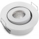 10 Stück 3 W COB LED Downlight-Kit Schrank Einbaustrahler Bestandteil Loch Größe 40–45 mm verstellbar Richtung + Treiber 6000 K - BRSJD1MN
