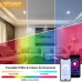 Bojim LED Einbaustrahler 230V Dimmbar RGBCW,4x 7W WLAN Spot Kompatibel Mit Alexa Google Home App IP65 Einbauspot 770LM 2700K-6500K Smart WIFI Einbauleuchten 80Ra Deckenspot Mit 16 Million Farben - BUGHHK5J