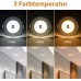 LED Einbaustrahler Spots Acryl Ø13cm 5W 600LM Dimmbar 3000-5700K Warmweiß Einbauleuchten Decken Spot für Schlafzimmer Badezimmer Wohnzimmer - BHTYTA28