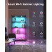 Smart led unterbauleuchte Atmosphäre Schrankbeleuchtung Arbeiten Sie mit Alexa und Google Home,WIFI-gesteuert Dimmbar und Fernbedienung Smart led beleuchtungd:7cm-4PCS - BBQMKDN8
