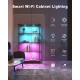 Smart led unterbauleuchte Atmosphäre Schrankbeleuchtung Arbeiten Sie mit Alexa und Google Home,WIFI-gesteuert Dimmbar und Fernbedienung Smart led beleuchtungd:7cm-4PCS - BBQMKDN8