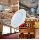 5XSweier 7W LED-Deckeneinbauleuchte IP44 Aluminium-Druckguss-Spot-Licht warmweiß 3000K 230V geeignet für Wohnzimmer Schlafzimmer Küche Bad Ausschnitt Ø88-100mm - BUYGY97A