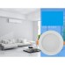 BEXDL Innenlicht Weiße runde LED-Einbauleuchte 1er-Pack Brandschutz-Sicherheitsleuchte aus Aluminium Einteilige Acryl-Verdrahtungs-Deckenleuchte 5 W 120 lm 3000 K warmweißes Licht IP22 wasserdich - BPEQUV4J