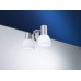 EGLO Spiegellampe Sticker Wandleuchte Spiegelleuchte aus Metall und opal-mattem Glas Badezimmer Lampe in Chrom Weiß Feuchtraumleuchte IP44 E14 Fassung - BUSETDJ3