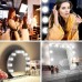 Hollywood LED Spiegelleuchte Schminktisch Spiegel Licht Set mit 12 Dimmbar Glühbirne für Kosmetikspiegel ,Spiegel Nicht Inbegriffen [Energieklasse A+] - BWKOK45D