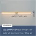 PAKLIF Bild Licht LED-Badspiegelleuchte Moderne Wandleuchte 19W-27W L70 90 110cm Wandmontierte Waschtischleuchte Für Bemalen von Dartscheiben-Bilderrahmen Color : Warm Size : 110cm Gold - BKIBQKEW