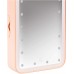 Pauleen 48078 Shine Little Blush Schminkspiegel mit Licht dimmbar mit LED Beleuchtung Akku USB Rosa matt Kunststoff - BYEVQ5MB