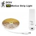 ERCZYO 5 V PIR-Sport-Sensor LED-Licht Batterie Schrank Bewegungssensor LED Schlafzimmer Küche Schrankbeleuchtung USB Schrankbeleuchtung Farbe: PIR-Bewegungssensor Länge: 50 cm - BUCJB5Q3