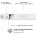 LED Band mit Bewegungsmelder SIBI Batteriebetrieben Kleiderschrank Beleuchtung Stripe Schranklicht Normales Weißes 4000K Überall Aufkleben Nachtlicht für Schlafzimmer Treppe Schrank 1 Pack - BANXT7B6