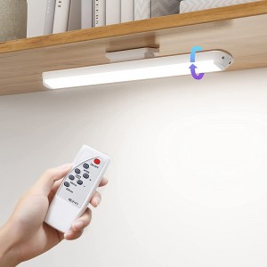 SOAIY LED dimmbar Unterbauleuchte 34cm Touch Sensor Lampe mit Fernbedienung Timer 3 Lichtfarbe 2800mAh wiederaufladbar Schrankleuchte schwenkbare Küchenlampe mit Magnet Küche Lichtleiste Schranklicht - BLAQXM5M