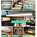 Unterbauleuchte Akku küche Schrankbeleuchtung Bewegungssensor led nachtlicht bewegungsmelder Schranklicht USB wiederaufladbar für Kleiderschrank Küche,Schrank 60cm - BBYRJAAM