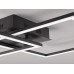 EGLO LED Deckenleuchte Palmaves 1 2 flammige Deckenlampe aus Aluminium Stahl Kunststoff Schwarz Weiß mit Fernbedienung Lichtfarbe warmweiß – kaltweiß Nachtlicht dimmbar - BWFUY4K1
