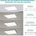EGLO LED Panel Salobrena 1 Deckenlampe modern Wohnzimmerlampe LED Deckenleuchte aus Aluminium Kunststoff Bürolampe in Weiß LED Küchenlampe Flurlampe Decke neutralweiß L 120 cm - BGMWUB46