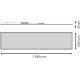 LEDVANCE Panel-Leuchte LED: für Decke Wand PANEL PERFORMANCE 1200x300 33 W 220…240 V Ausstrahlungswinkel: 120 Cool White 4000 K Gehäusematerial: Aluminium IP40 IP20 - BYAPS4H5