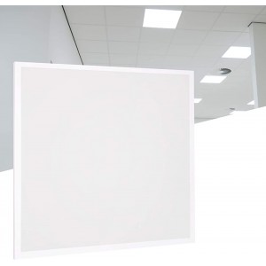 proventa® LED-Panel 62x62 cm 36 W A++ warmweiß 3.000 K 3.420 Lumen wiederanschließbares Netzteil m. Eurostecker 2 Jahre Garantie - BAIJFM45