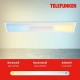 Telefunken LED Panel LED Deckenleuchte Deckenlampe dimmbar inkl. Fernbedienung RGB-Innenbereich und -Backlight 24 Watt 2500lm Timerfunktion 1000x250x63mm LxBxH Weiß - BJTOIK35