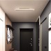 ZMH LED Deckenleuchte Panel dimmbar mit Fernbedienung 80cm 30W aus Metall und Acryl weiße Bürolampe moderne Deckenbeleuchtung geeignet auch für Wohnzimmer Schlafzimmer Flur Küche Balkon - BIWRNAWB