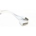 2pcs Pack Weiß 5Pin LED Splitter Kabel Y Splitter Verteiler Kabel LED Stripe Verbinder für Eine zu Zwei SMD 5050 3528 RGBW LED Streifen 30cm - BINPNN92