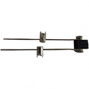 Lichtidee Stabspot Lampenhalter für Seilsystem 125mm schwarz 12 Volt Led oder Halogen Seilspots Seilsystem - BQVNV7Q9