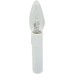 4X E14 Kerzenhülse Weiß mit Tropfen Innendurchmesser ø24mm für Kronleuchter Lüster 85mm - BIEIHK7H