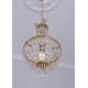 Antik Kronleuchter massiv Messing Kristall Kristalllüster Deckenlampe kkc001 Palazzo Exklusiv - BGETE5H7
