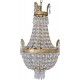 Antik Kronleuchter massiv Messing Kristall Kristalllüster Deckenlampe kkc001 Palazzo Exklusiv - BGETE5H7