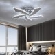 Kristall-Deckenleuchte VETRULUS LED-Kronleuchter zeitgenössische Edelstahl-Pendelleuchte Unterputz-Lampe Leuchte für Wohnzimmer Schlafzimmer - BQCSBD64