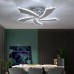 Kristall-Deckenleuchte VETRULUS LED-Kronleuchter zeitgenössische Edelstahl-Pendelleuchte Unterputz-Lampe Leuchte für Wohnzimmer Schlafzimmer - BQCSBD64