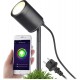 lambado® Smart LED Gartenleuchte mit Erdspieß und RGB Farbwechsel Alexa & Google Home kompatibel Schwarze Gartenstrahler wasserfest IP67 inkl. 1,5m Kabel mit Stecker - BNWGFD72