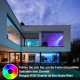 SWANEW 4er 30W RGB LED Strahler Aussen 16 Farben 4 Modi Farbwechsel Flutlichtstrahler Mit Fernbedienung Memoryfunktion IP66 Wasserdicht Aussenstrahler Stimmungslichter - BDFVPKVN
