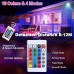 SWANEW 4er 30W RGB LED Strahler Aussen 16 Farben 4 Modi Farbwechsel Flutlichtstrahler Mit Fernbedienung Memoryfunktion IP66 Wasserdicht Aussenstrahler Stimmungslichter - BDFVPKVN