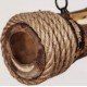 Industrielampe Metall Vintage Hängeleuchte Retro Seil Pendelleuchte`Deckenlampen Bambuslicht - BMCUEWJK