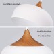 tomons Pendelleuchte Weiß LED Deckenlampe Skandinavisch Moderner Simpler Stil für Wohnzimmer Esszimmer Restaurant - BUKUEK6Q