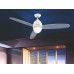 Deckenventilator mit Beleuchtung und Fernbedienung Leise Ventilator Decke mit Licht 3 Flügel Transparent Deckenlampe Weiß mit Lüfter Schlafzimmer 3 Stufen Durchmesser 132 cm - BKFKXNNQ