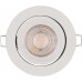LEDVANCE LED Einbaustrahler Leuchte für Innenanwendungen Warmweiß Stufenlos Dimmbar per Wandschalter weiss spot Set ADJ Simpe DIM - BAWBS8AW