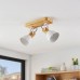 Lindby Strahler 'Merela' Skandinavisch aus Holz u.a. für Wohnzimmer & Esszimmer 2 flammig E14 Deckenlampe Deckenleuchte Lampe Spot Wohnzimmerlampe - BCXBDEA7