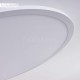 LED Deckenpanel Sani dimmbare Deckenleuchte aus Metall in weiß rundes Panel mit Ø 79,5 cm über Fernbedienung dimmbar 1 x LED 40 Watt 2700-6500 Kelvin max. 6000 Lumen - BRHIAM3K