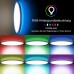 Nigecue 24W LED Sternenhimmel Deckenleuchte Flach mit Fernbedienung Dimmbare LED Deckenlampe mit einstellbare 3000K-6000K Farbtemperatur RGB-Hintergrundbeleuchtung IP54 Wasserdicht 3200LM - BKEZGW4E