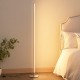 EDISHINE LED Stehlampe Dimmbar Stehlampe Wohnzimmer 3000K warmweiß Stehleuchte Modern mit Fußschalter 146cm Lichtsäule für Wohnzimmer Schlafzimmer und Büro - BCHBSK2H