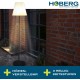 Hoberg Solar-Stehlampe | 3-fach höhenverstellbar 3 Helligkeitsstufen | 32 wamweiße LEDs und Tageslichtsensor | auch über Netzteil aufladbar [IP44] - BMTGC7AM