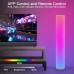 Klighten 2 Stück LED Stehleuchte RGB Wohnzimmer Zylinder Umgebungslicht con Fernbedienung APP-Steuerung Stehlampe Farbwechsel für Wohnzimmer Schlafzimmer 104 cm - BLXHAEQ7