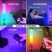 LED Stehlampe Dimmbar,Lacyie 1.56M RGB Stehlampe wohnzimmer mit Fernbedienung APP 32 Modi Stehleuchte Timer Memory -Funktion Musik Snyc RGB Lichtsäule Eck Standleucht ,Support Google und Alexa - BVAHYKE4